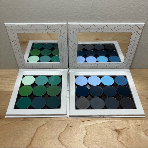 Sydney Grace 21 Matte Eyeshadow Singles Small Medium Palette Blue Green Grey Lot - Picture 13 of 13